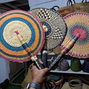Fancy Rattan/Woven Fan