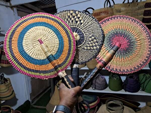 Fancy Rattan/Woven Fan